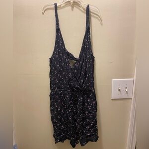 American Eagle Floral Sleeveless Romper